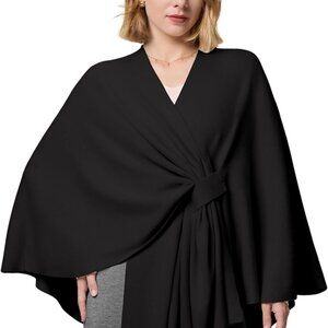 Women Shawl Wrap Large Warm Poncho Cape Elegant Travel Winter Fall Spring